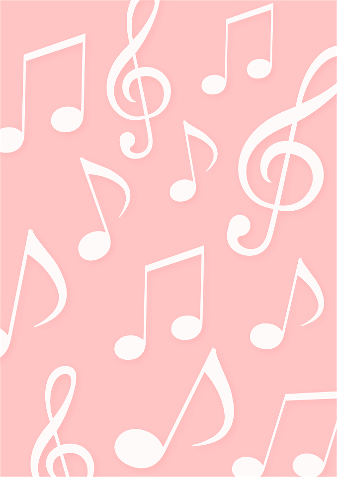 Musical notes background