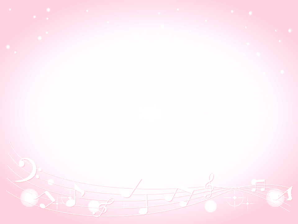 Musical notes pink background