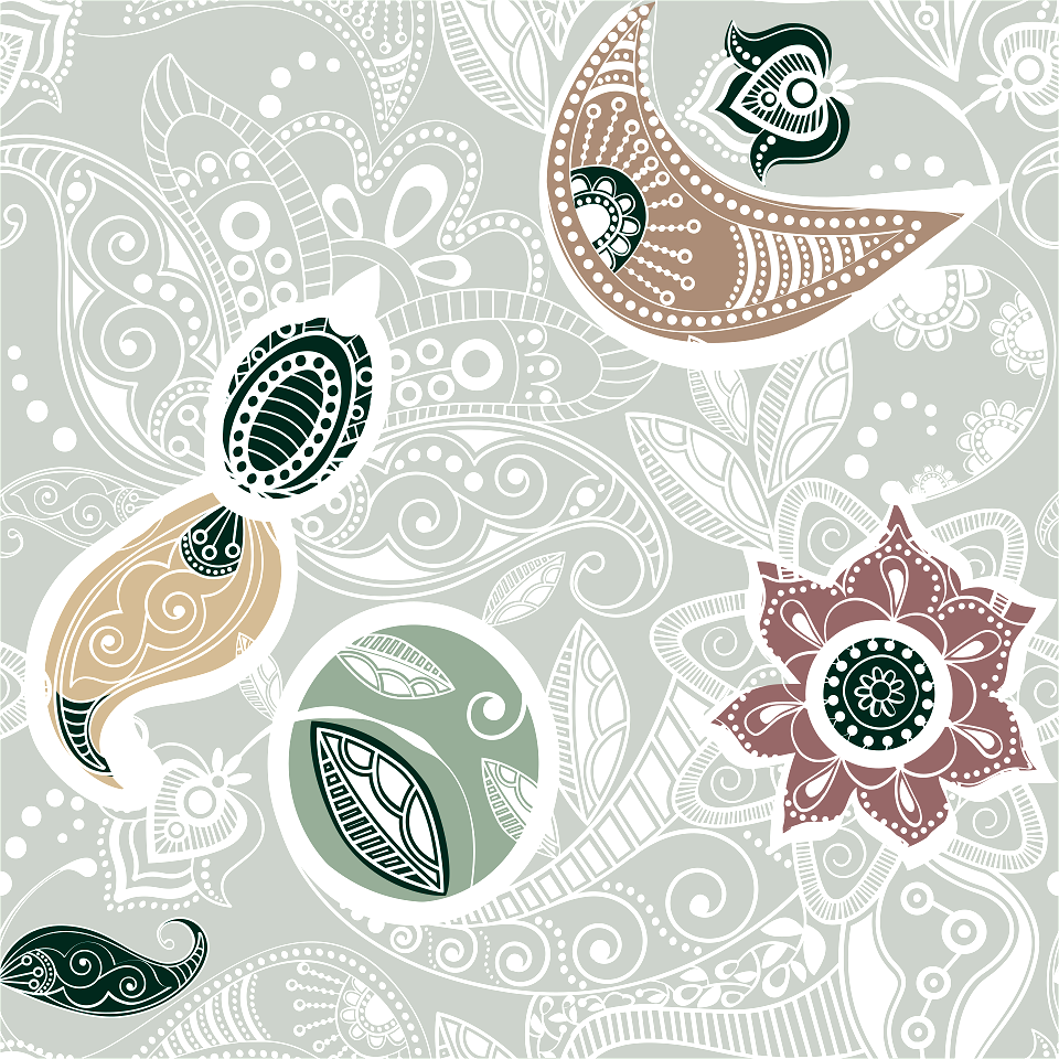 Paisley pattern background