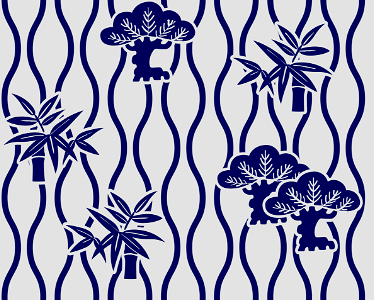Pine bamboo background