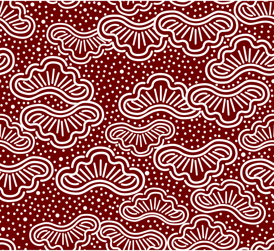 Pine red background