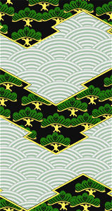 Pine wave background