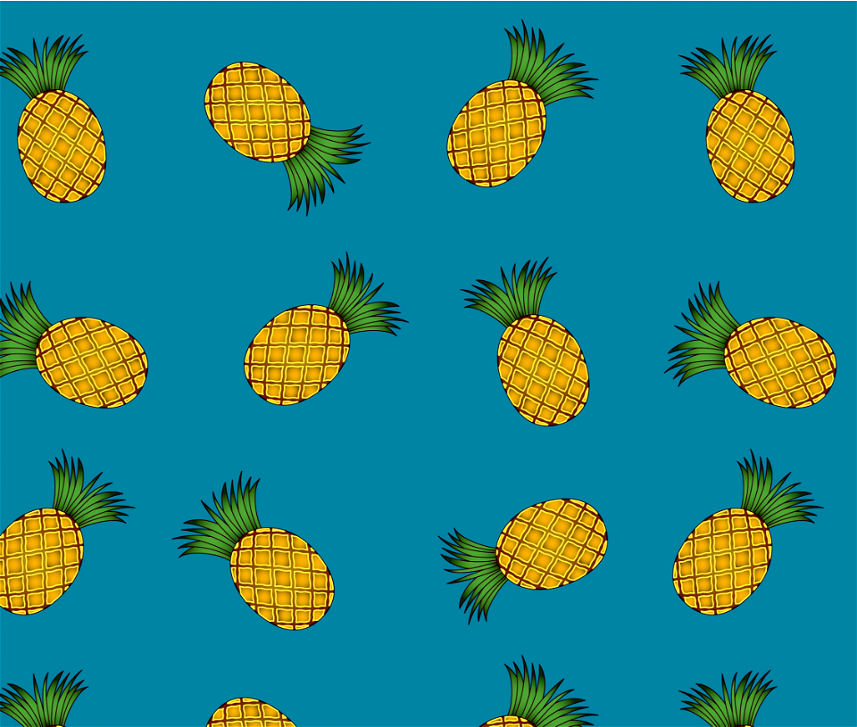 Pineapples fruit background