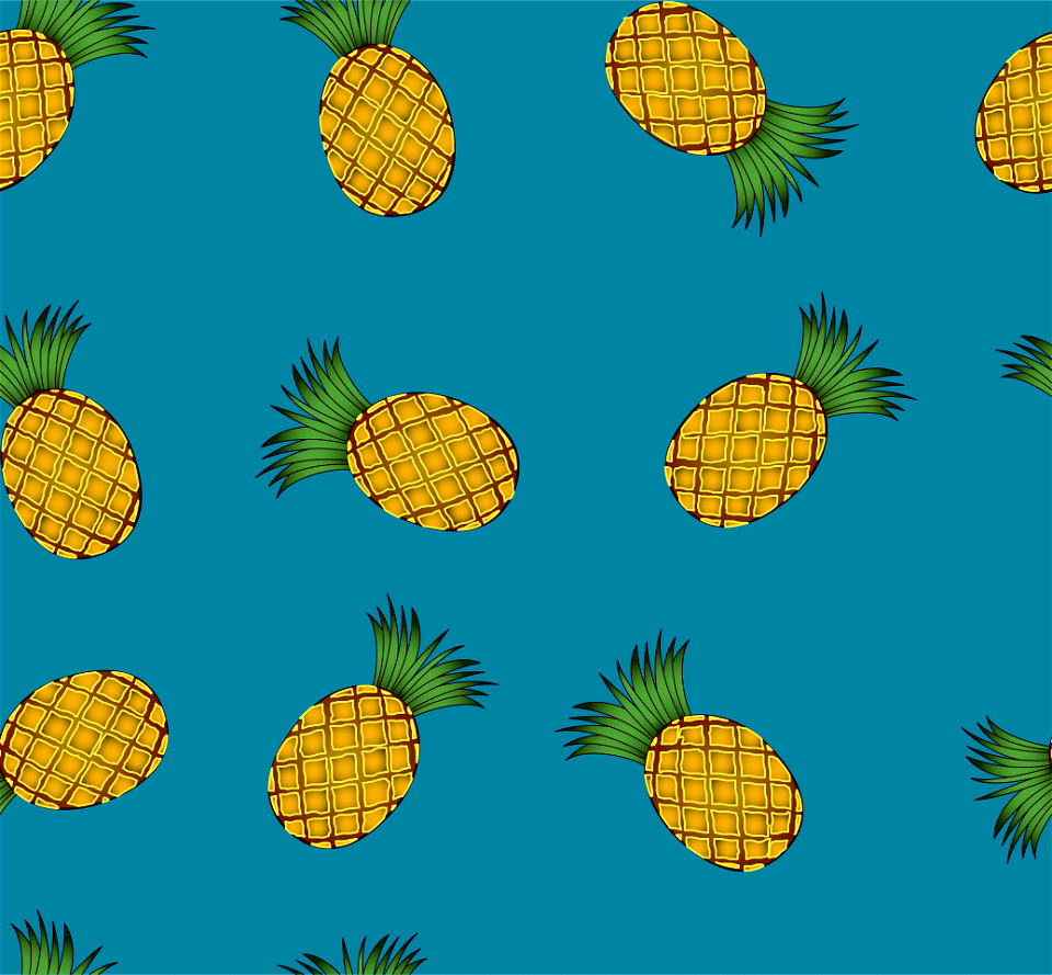 Pineapples fruit background