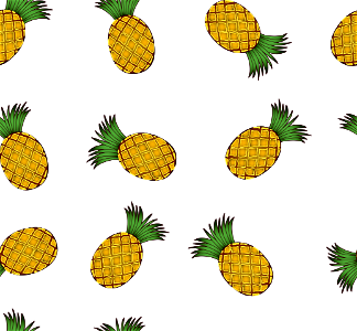 Pineapples fruit background