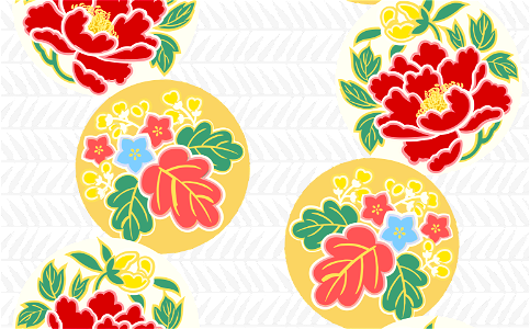 Princess tree peonies japanese background