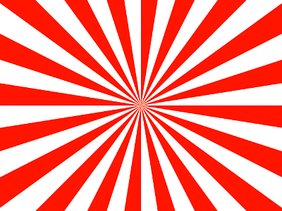 Radially red white background