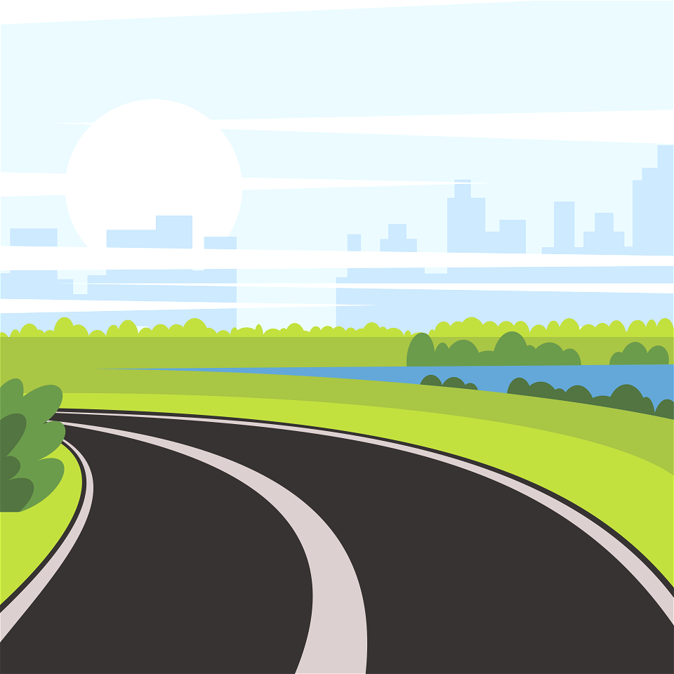 Road corner