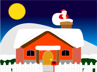 Santa claus coming