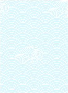 Sea wave pattern