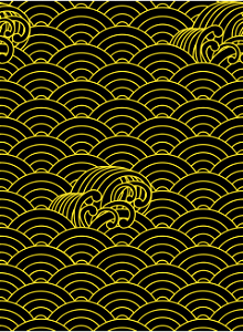 Sea wave pattern