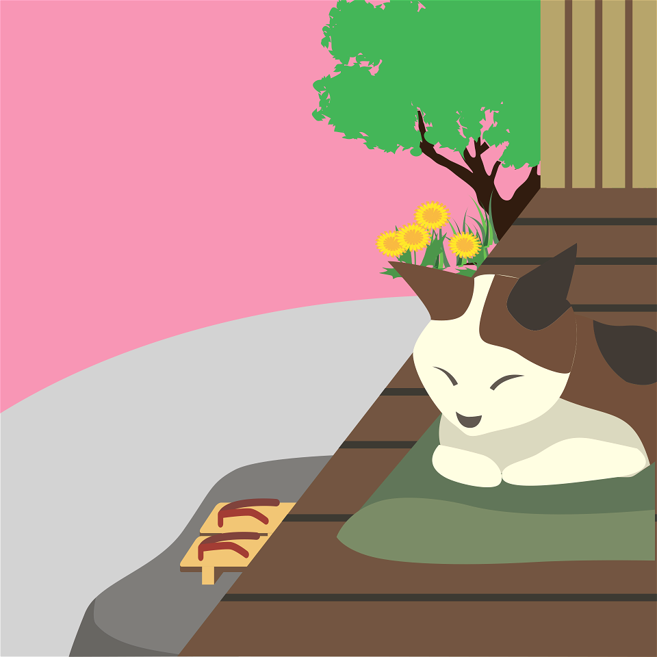 Sleeping cat