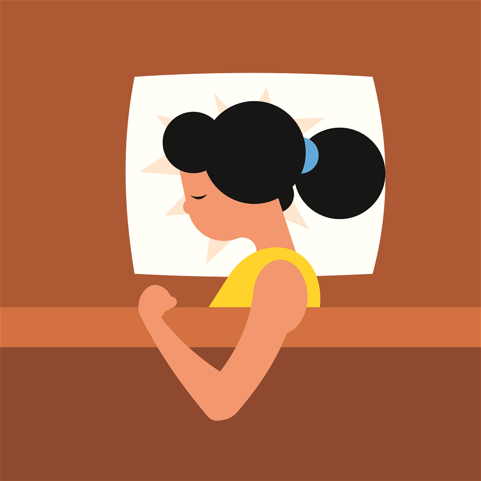 Sleeping woman