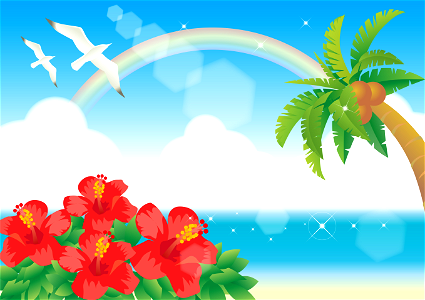 Summer beach
