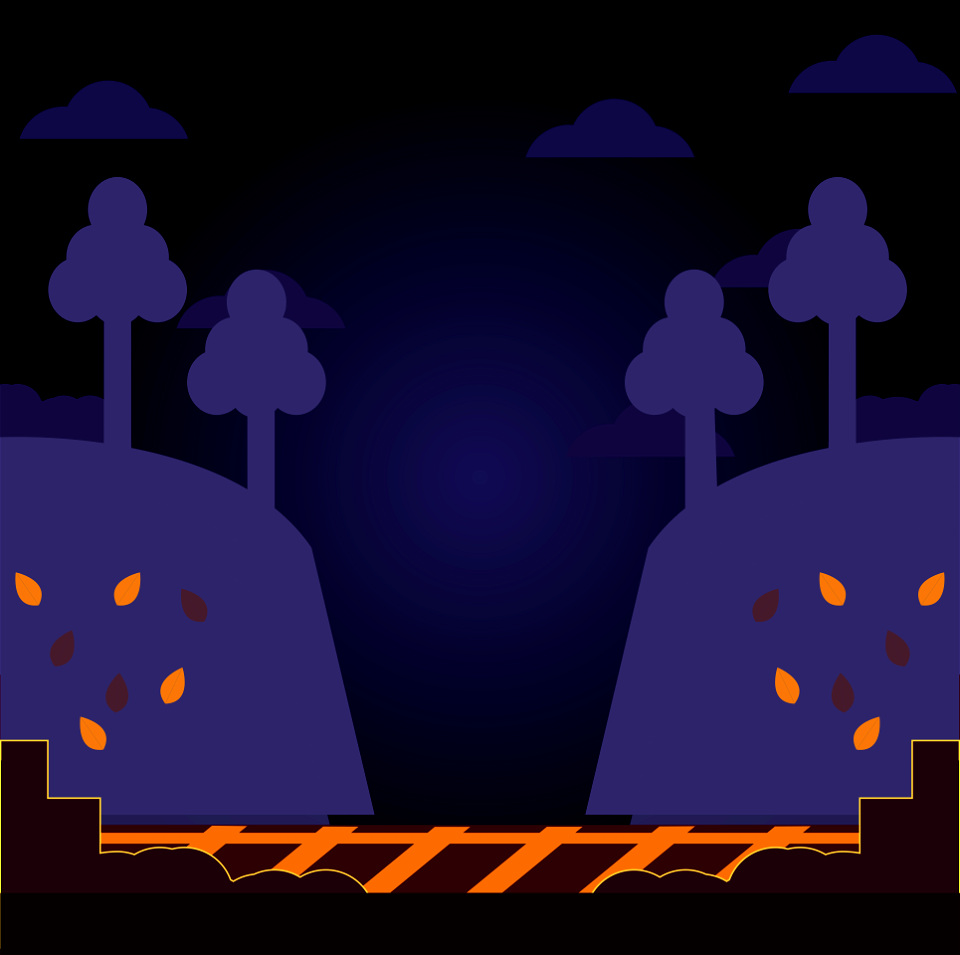 Railroad in Forest