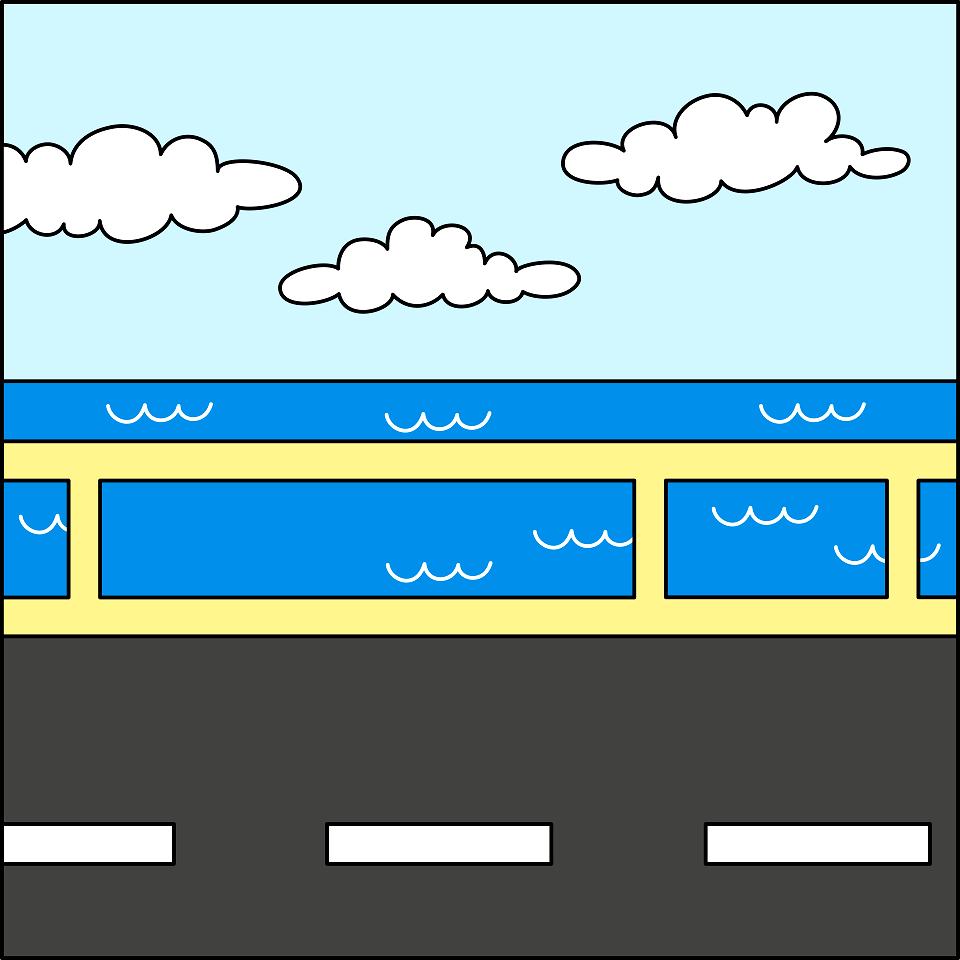 Embankment background
