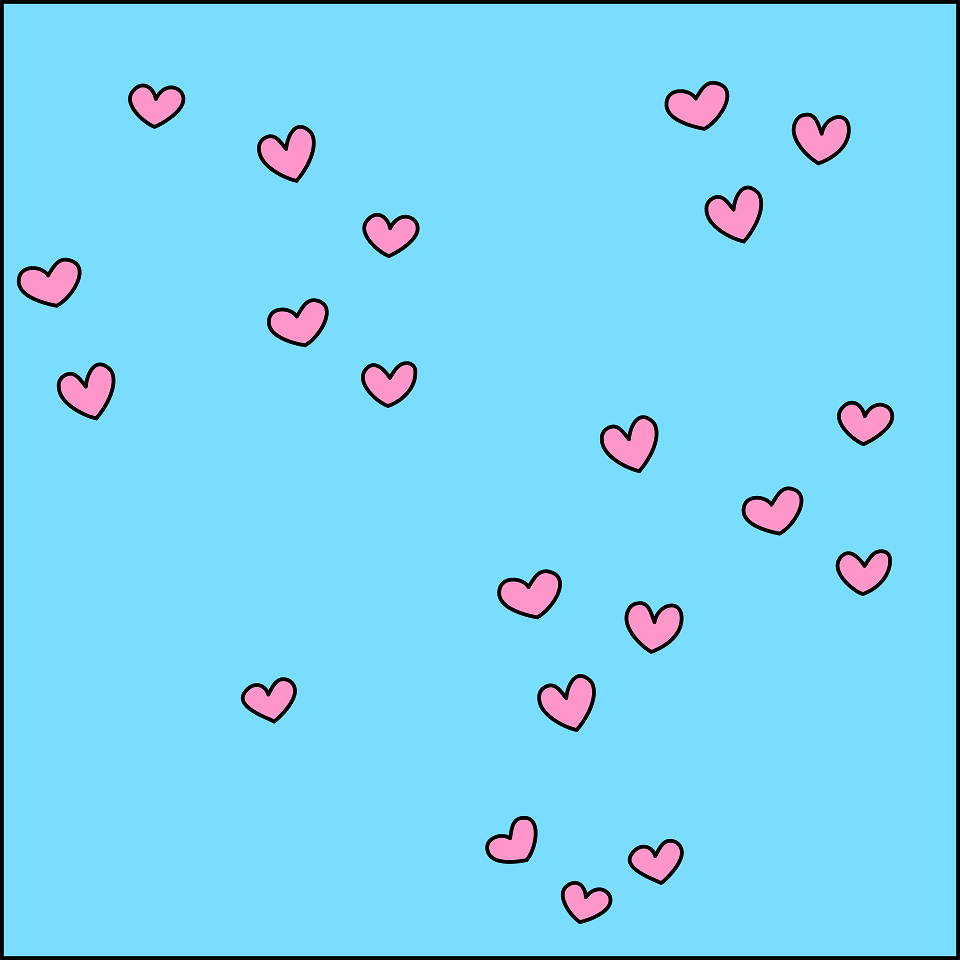Hearts background