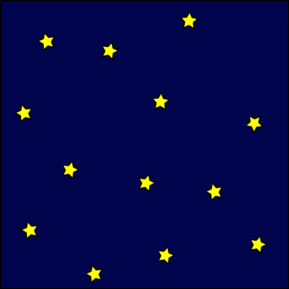 Starry sky background