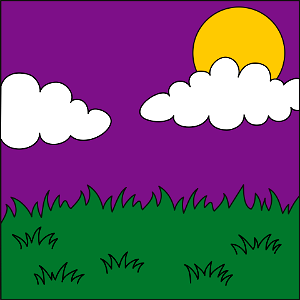 Purple glade background