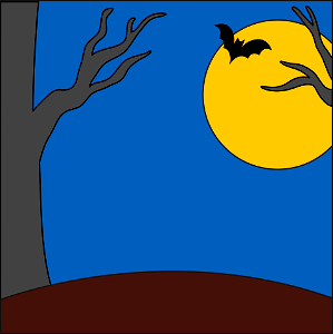 Full moon background