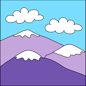 Mountains background