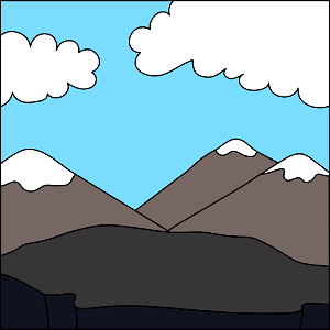 Mountains background
