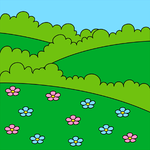 Slope background