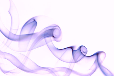 Soft Purple Swirl of Smoke photo
