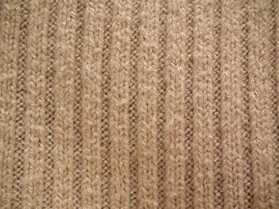 Knitted wear wool knitting