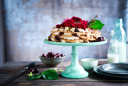 Home Made Cherry Cake photo