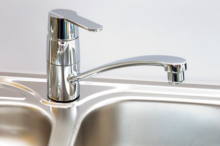 Faucet kitchen stainless photo