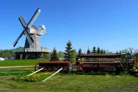 Canada windmill building photo