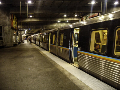 MARTA subway under Atlanta, Georgia