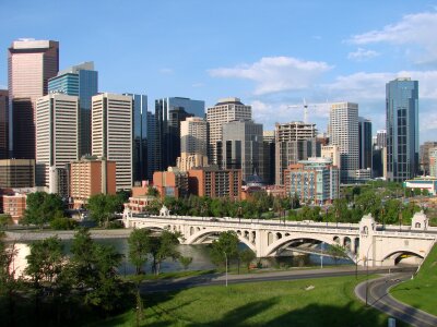 Cityscape of Calgary Canada photo