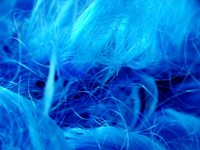 Blue Silk Threads