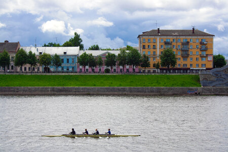 Rowers in Tver photo
