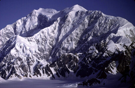 Mount Logan from the southeast in Yukon Territory, Canada photo