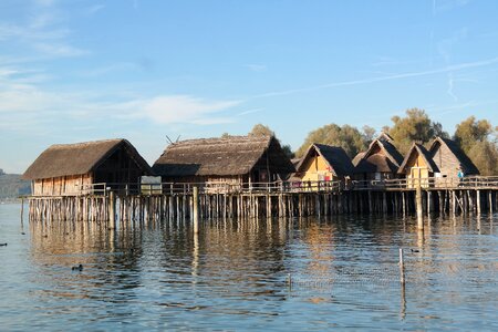Wooden dwellings pile dwelling museum unteruhldingen pile dwelling museum