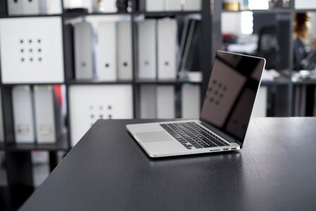 Macbook Laptop Desk Office photo