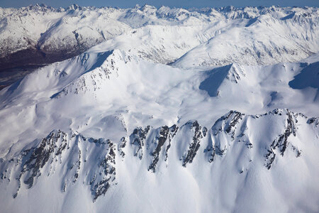 Mountain range of Kodiak Island