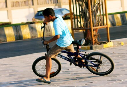 Cycling sports kid photo