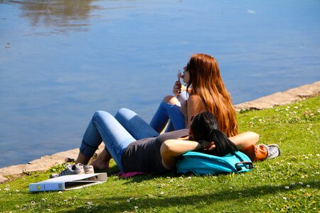 Sun enjoy rest