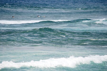 Ocean blue white