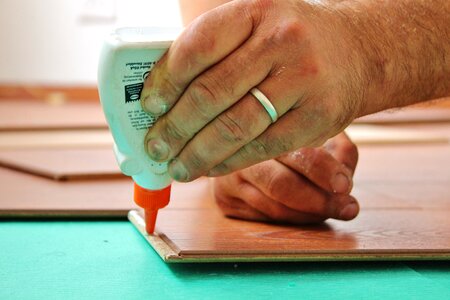 Embarrassed renovation hands