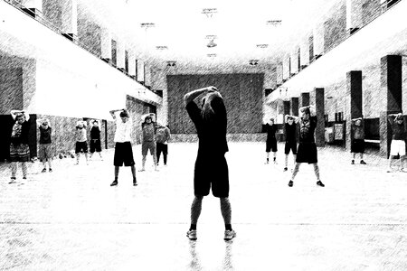 Warm-up men gym