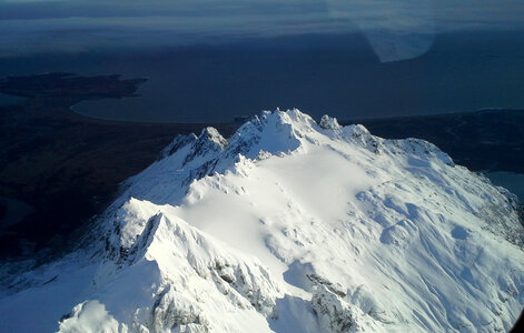 Snow-capped Peaks at Katmai National Park photo