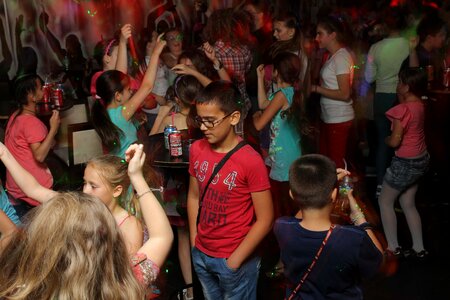 Party discotheque children photo