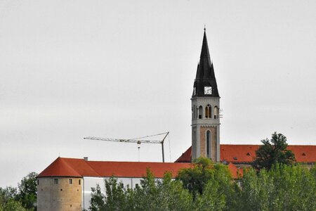 Church tower building