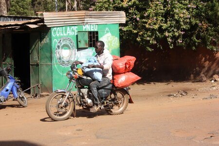 People bike transport photo