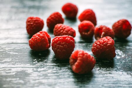 Fresh Raspberries Fruit photo